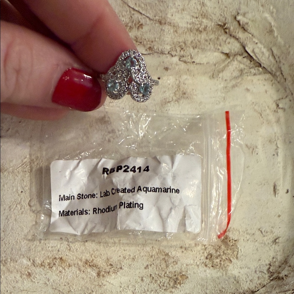 Silver Aquamarine Kids Jewelry